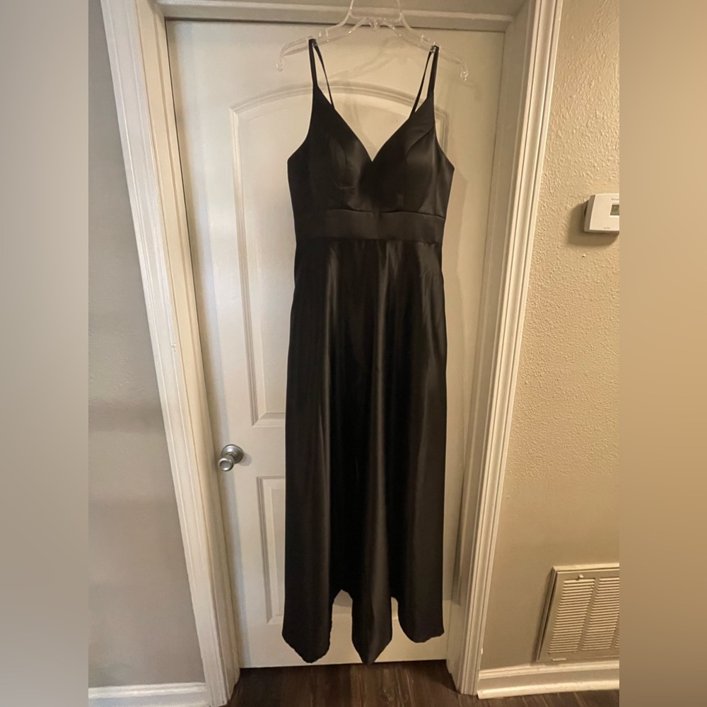 Sorella Vita A-Line black bridesmaid dress